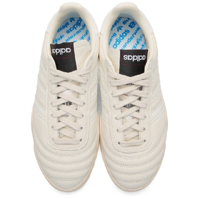 Shop Adidas Originals By Alexander Wang Off-white B-ball Soccer Sneakers In Core White