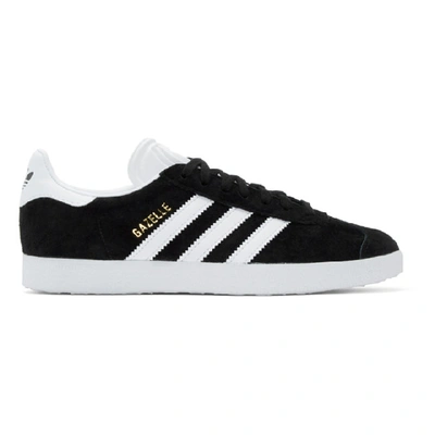 Shop Adidas Originals Black Gazelle Sneakers