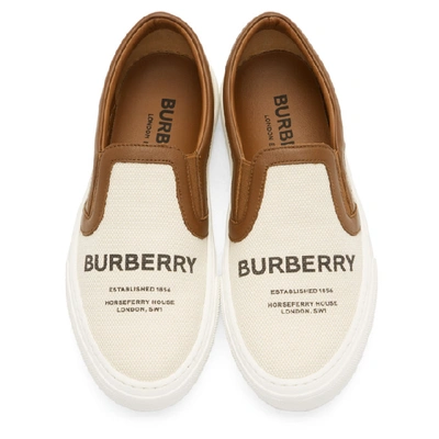 BURBERRY 灰白色 DELAWARE 无带运动鞋
