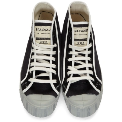 Shop Spalwart Black Special Mid Csgs Sneakers