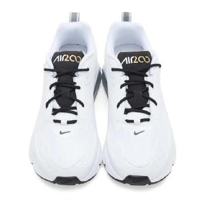 Shop Nike White Air Max 200 Sneakers In 102 Whtgold