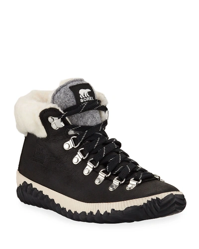 Shop Sorel Out 'n About Plus Conquest Waterproof Booties In Black