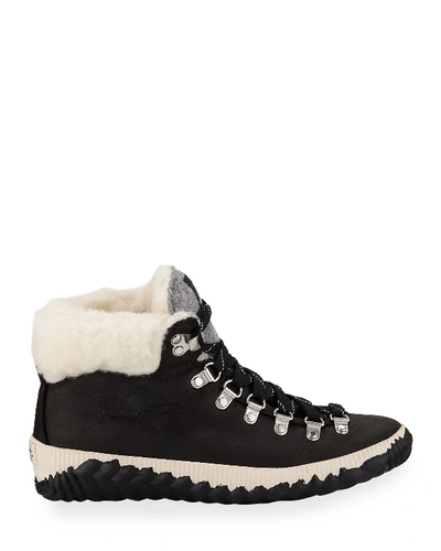 Shop Sorel Out 'n About Plus Conquest Waterproof Booties In Black