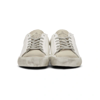 Shop Golden Goose White Superstar Sneakers