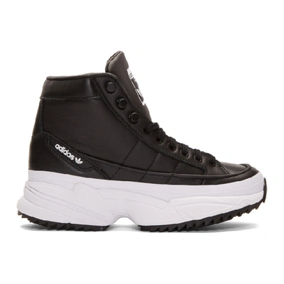 Shop Adidas Originals Black Kiellor Xtra Sneakers In Black/black