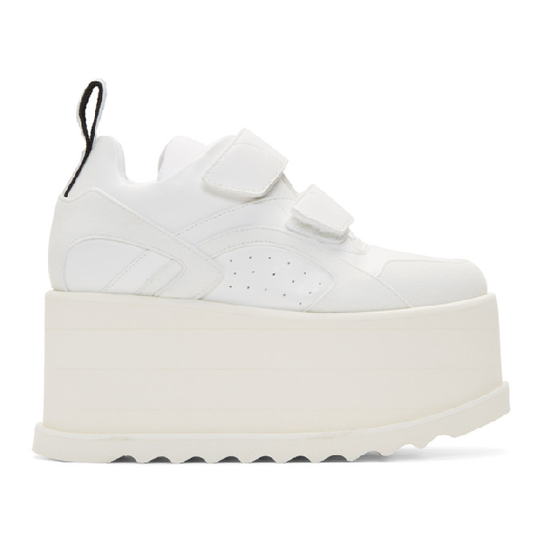 velcro platform sneakers