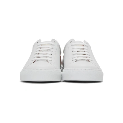 Shop Givenchy White And Red Reverse Urban Knots Sneakers In 112 Red