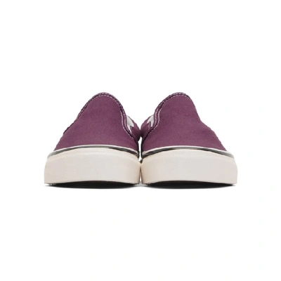 Shop Vans Purple Anaheim Factory Classic Slip-on 98 Dx Sneakers In Og Grape