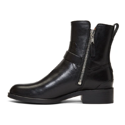 Shop Rag & Bone Rag And Bone Black Abel Moto Boots In 1 Black