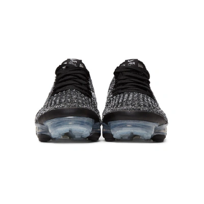 Shop Nike Black And White Air Vapormax Flyknit 3 Sneakers In 001 Black/w