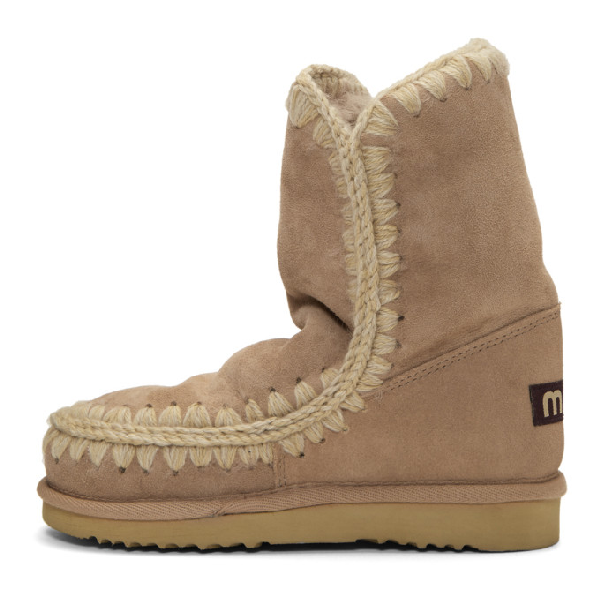 Mou Beige 24 Ankle Boots In Cam | ModeSens