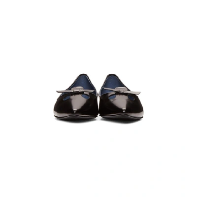 Shop Marc Jacobs Black Redux Fw98 The Mouse Shoe Ballerina Flats In 001 Black