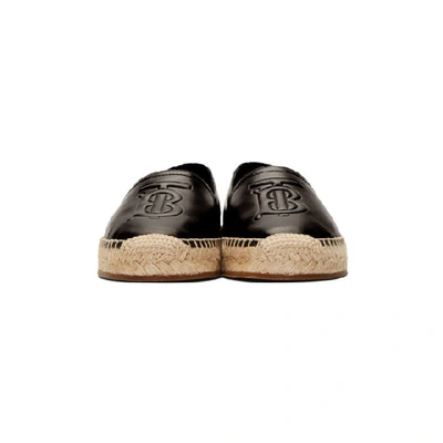 Shop Burberry Black Tabitha Espadrilles