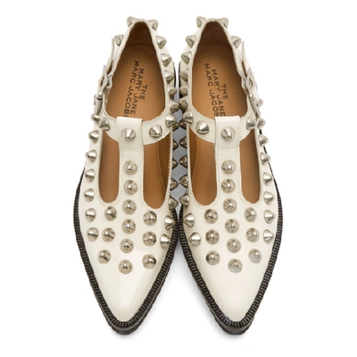 Shop Marc Jacobs White The Mary Jane Loafers In 100 White