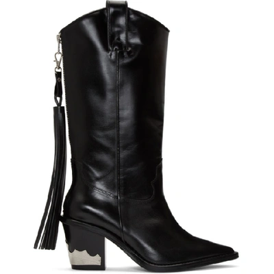 Shop Toga Pulla Black Cowboy Boots