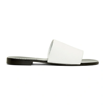 Shop Simon Miller White Slice Slides In 10601 White