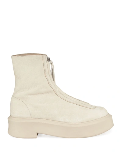Shop The Row Zipped Boot I In Beige