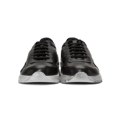 Shop Common Projects Black Cross Trainer Sneakers In 7506 Blk/wh