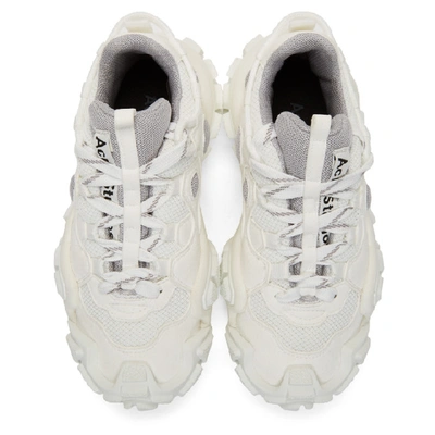 Shop Acne Studios White Bolzter W Sneakers In White/white