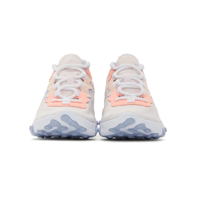 Shop Nike Pink And Purple React Element 55 Sneakers In 601 Pale Pi