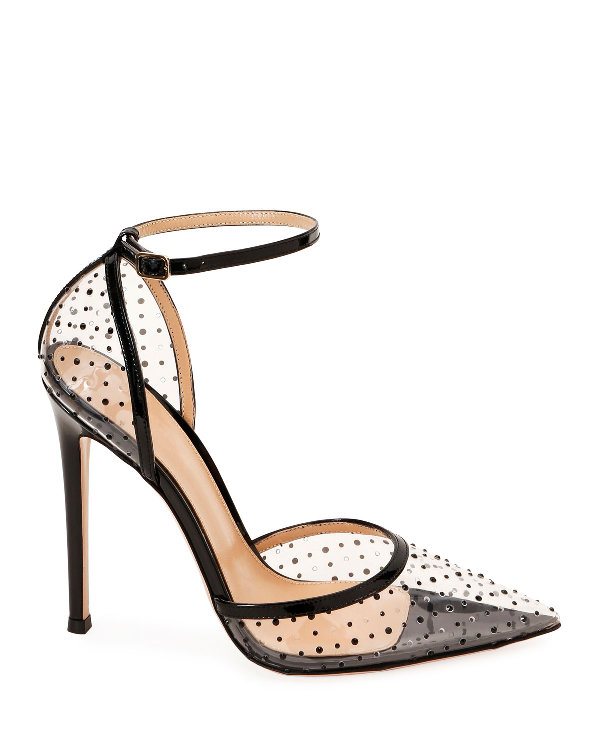 gold gianvito rossi plexi