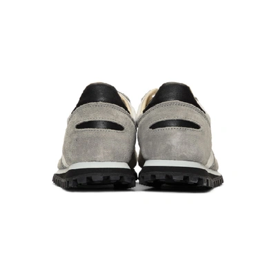 Shop Spalwart Grey Marathon Trail Low Gb Sneakers In Grey/white