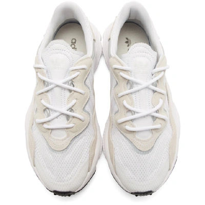 Shop Adidas Originals White Ozweego Sneakers