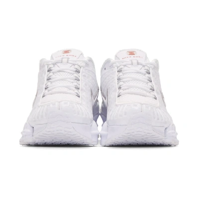 Shop Nike White Shox Tl Sneakers