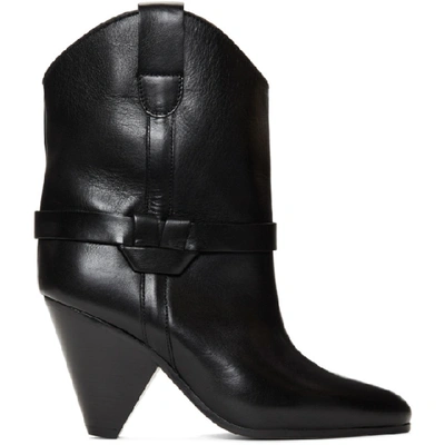 Shop Isabel Marant Black Deane Boots In 01bk Black