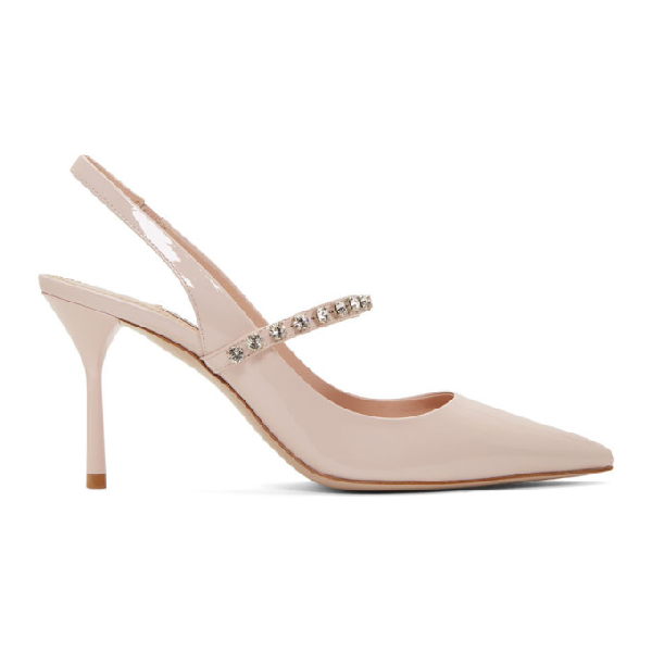 blush slingback heels