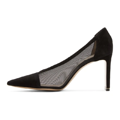 Shop Nicholas Kirkwood Black Mesh Yasmin Pumps In N99 Black