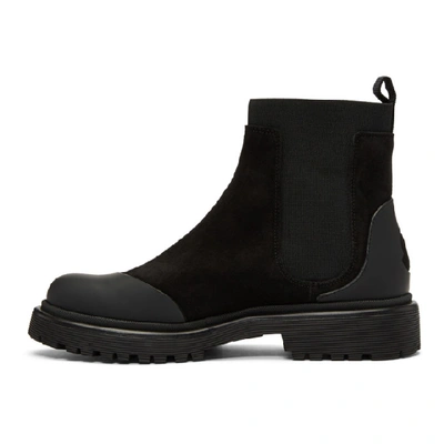 Shop Moncler Black Bathilde Boots In 999 Black