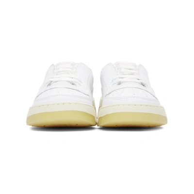 Shop Acne Studios White Steffey Sneakers In White/white