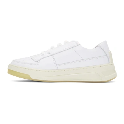 Shop Acne Studios White Steffey Sneakers In White/white