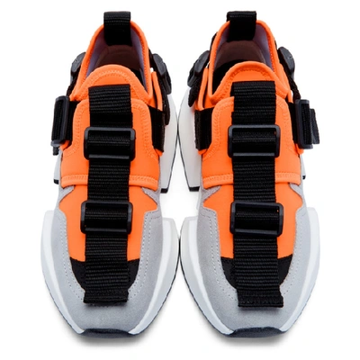 Mm6 Maison Margiela Safety Chunky Sole Sneakers In H7679 Vibra 