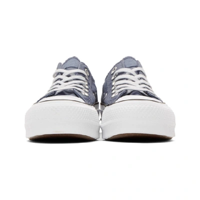Converse Women's Chuck Taylor All Star Lift Low Top Casual Sneakers From Finish Line In Stellar Ind