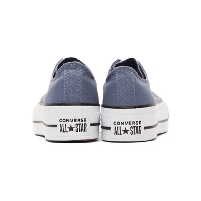 Shop Converse Blue Chuck Taylor All Star Lift Sneakers In Stellar Ind