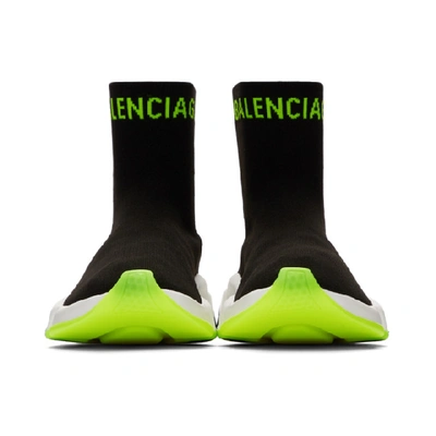Balenciaga Speed Sneakers In 1047 Blk/ye