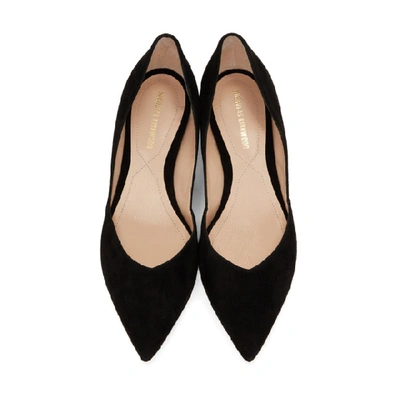 Shop Nicholas Kirkwood Black Casati D'orsay Ballerina Flats