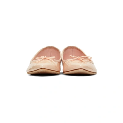 Shop Repetto Pink Patent Brigitte Ballerina Flats In 899 Icon P