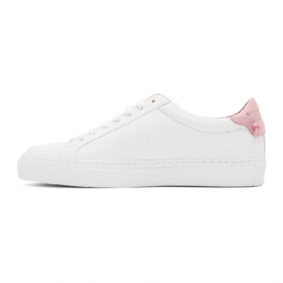 Shop Givenchy White And Pink Urban Knots Sneakers In 671 Pink