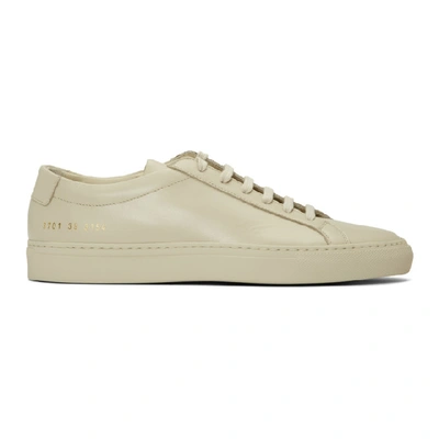 Shop Common Projects Off-white Original Achilles Low Sneakers In 3154 Offwht