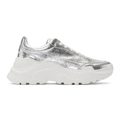Joshua Sanders Zenith Classic Donna Space Sneakers In Silver | ModeSens