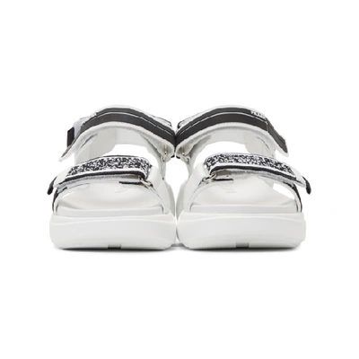Shop Prada White Cloudbust Sandals