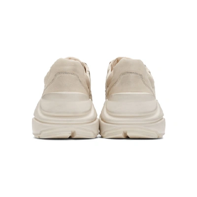 Shop Gucci Off-white Rhyton Sneakers In 9522 Ivory