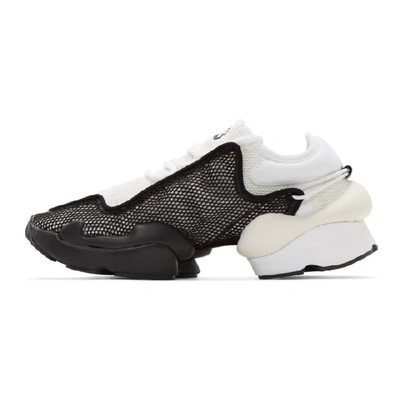 Shop Y-3 White Ren Sneakers In Black-y3 /