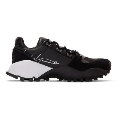 Shop Y-3 Black Kyoi Trail Sneakers In Black-y3 /