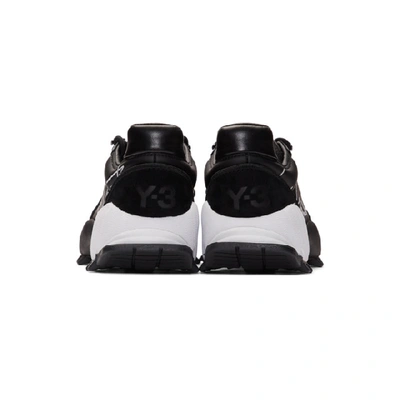 Shop Y-3 Black Kyoi Trail Sneakers In Black-y3 /