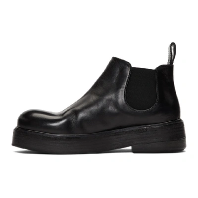 Shop Marsèll Marsell Black Zuccolona Beatles Boots In 2566 Nero