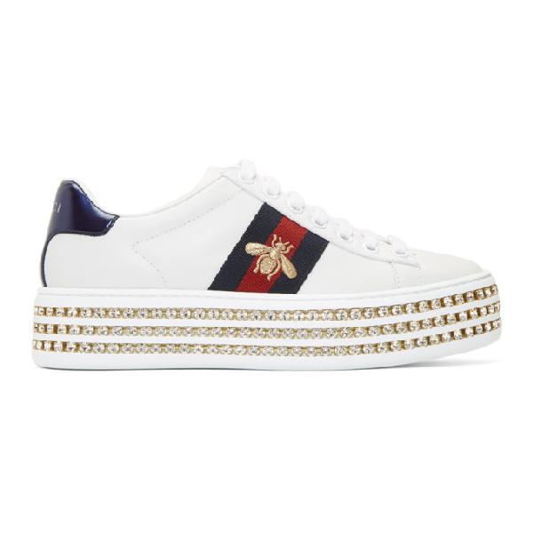 gucci sneakers with crystals